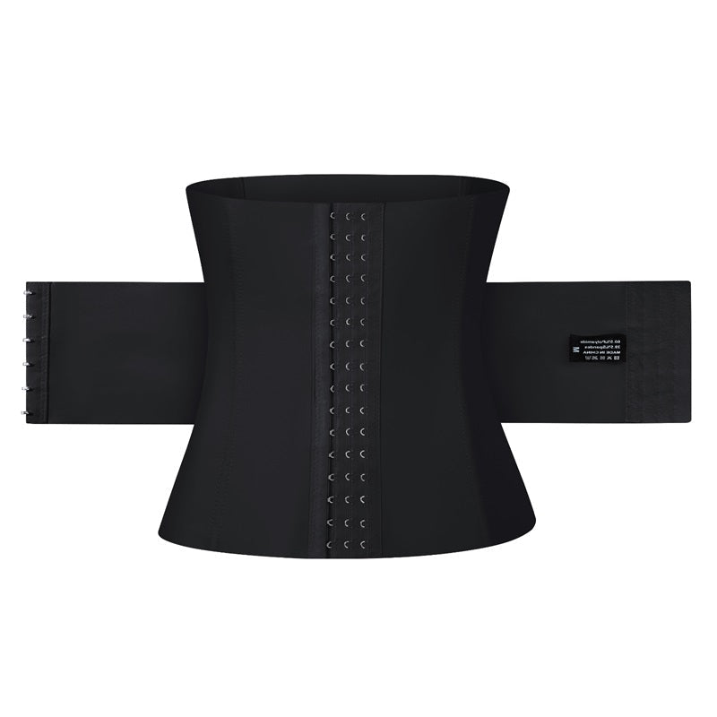 Double Belt Sweat Girdle Waist Trainer Body Compression Wrap Cincher