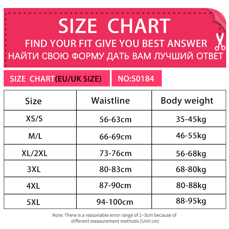 Plus Size Ladies Waist Trainer Workout Leggings Corset Slimming Panty Girdle
